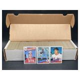 (D) Topps 1985 baseball collector set cards