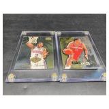 (E) Allen Iverson rookie insert cards Ultra and