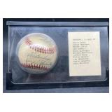(D) Vintage baseball signed ball Wynn Mathewï¿½s