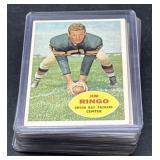 (K) 20 Vintage Star NFL Football Cards