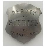 Obsolete Ottawa County Michigan Deputy Sheriff Shi