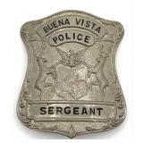 Obsolete Buena Vista Michigan Police Sergeant Shie