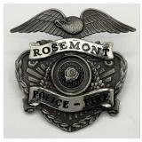 Obsolete Blackinton Rosemont Illinois Police - Fir
