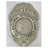 Obsolete National Security Bank Of Chicago Guard S