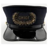 Obsolete Chicago Police Department Chief Cap & Ins