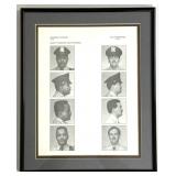 Framed 1991 University Of Chicago Police Haircut S