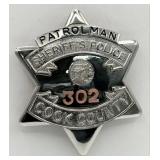 Obsolete Blackinton Cook County Illinois Sheriff