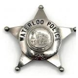 Obsolete Waterloo Iowa Police Star Badge #23