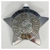 Obsolete C.H. Hanson Oak Park Illinois Police Serg