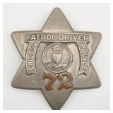 1905-07 Obsolete Chicago Police Patrol Driver Pie