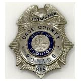 Obsolete Dade County Florida Police Patrolman Shie