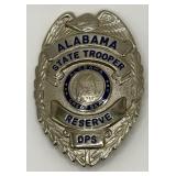 Obsolete Alabama State Trooper Reserve DPS Shield