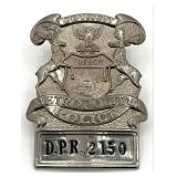 Obsolete Detroit Metropolitan Police Hat Badge #D.