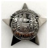 Obsolete Blackinton Retired Chicago Police Sergean