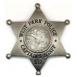 Obsolete West Park Illinois Police Captain