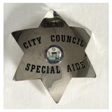 Obsolete Chicago City Council Special Aide Star Ba