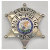 Obsolete C.H. Hanson Niles Illinois Reserve Police