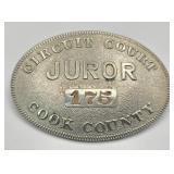 Obsolete Cook County Illinois Circuit Court Juror