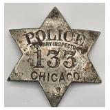 Early Obsolete C.H. Hanson Chicago Police Sanitary