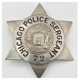 Obsolete C.H. Hanson Chicago Police Sergeant 6-Poi