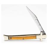 Standard Knife Co. Gold Glitter Celluloid Long Pul