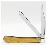 1920-40 Case Tested XX Gold Glitter Celluloid Long