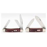 1996 & 01 Case XX Dark Red Bone Medium Stockman 63