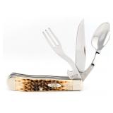 2021 Case XX Amber Bone Hobo Trapper 6354HB