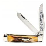 1977 Case XX Blue Scroll Stag Trapper 51254