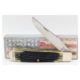 2020 Case XX Olive Green Bone Backpocket Knife TB6