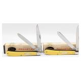 1976 & 77 Case XX Synth Yellow Slimline Trappers 3