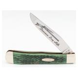 Ltd 1982 Case XX Tennessee Long Rifle Green Bone T