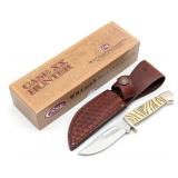 2004 Case XX Natural Bone Zebra Print Slab Side Hu