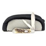 2003 Case XX Stag Tony Bose Dogleg Jack Knife TB52