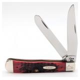 Ltd 1992 Case XX Dark Red Bone Trapper DR6254
