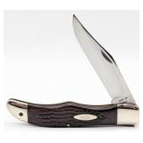 1974 Case XX Jigged Wood Folding Hunter 6165