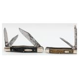 1940-64 Case XX Rough Black Whittler & Jig Bone Mi