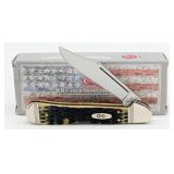 2017 Case XX Olive Green Bone Mini Copperlock 6174