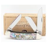 2001 Case XX Silver Script Abalone Sowbelly TB8339