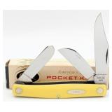 1980 Case XX Synth Yellow Birdseye Stockman 33092