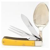 1920-40 Case Tested XX Yellow Celluloid Hobo Trapp