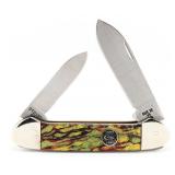 1989 Case XX Christmas Tree Celluloid Canoe Knife