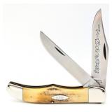 1977 Case XX Blue Scroll Stag Folding Hunter 5265