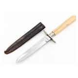 Standard Cutlery Co. Bone Handle Dagger w/ Sheath