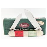 2006 Case XX Scroll Bolster Red/Green Bone Canoe K