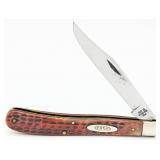 1965-69 Case XX USA Red Bone Slimline Trapper 6104