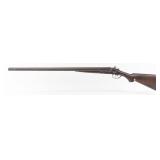 Antique Parker Brothers Damascus Twist Exposed Ham