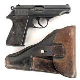 WWII German Walther Model PP Police .32 ACP Semi A