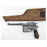 1920 Mauser C96 Broomhandle 7.63 x 25mm Semi Auto