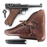 WWII German 1938 S/42 Mauser P.08 9mm Luger #